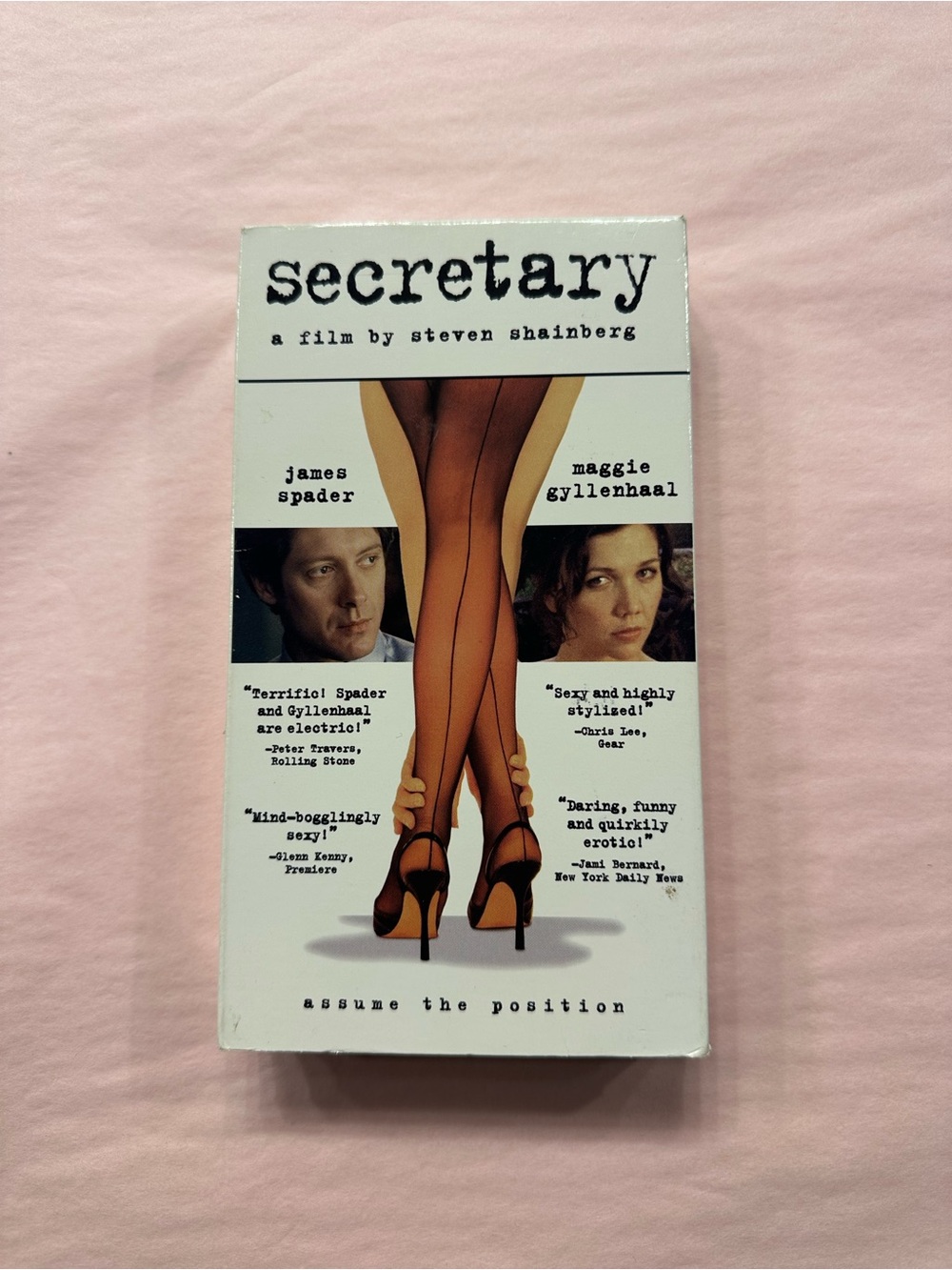 Secretary on VHS James Spaded Maggie Gyllenhaal